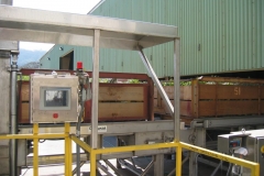 Tote receiving conveyor